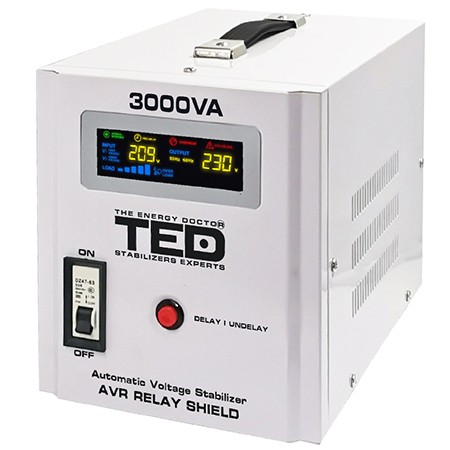 stabilizator tensiune automat 3000va ted electric - imagine 3